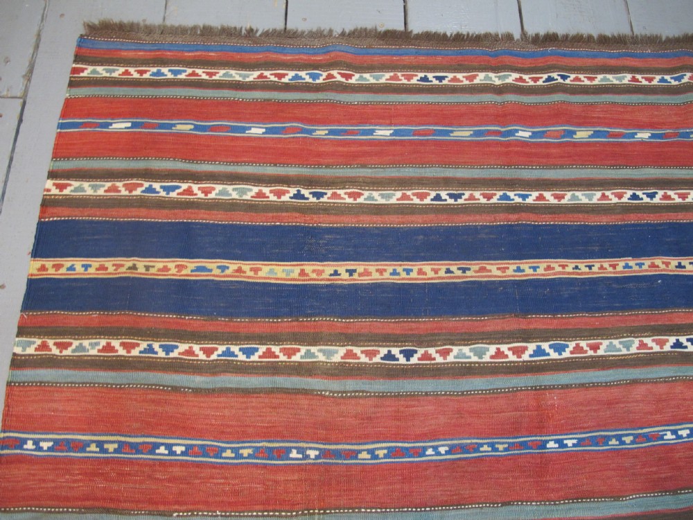 Shahsavan Kilim, Caucasus, Circa 1890, 2.36m x 1.75m View IV