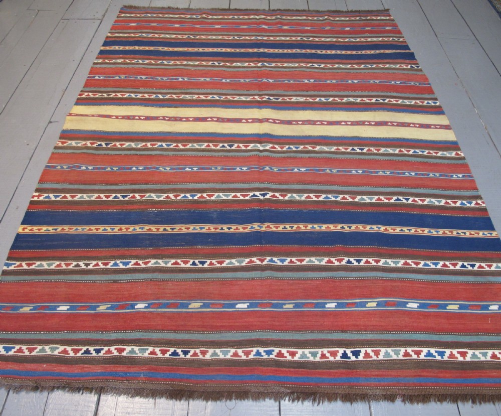 Shahsavan Kilim, Caucasus, Circa 1890, 2.36m x 1.75m View XII