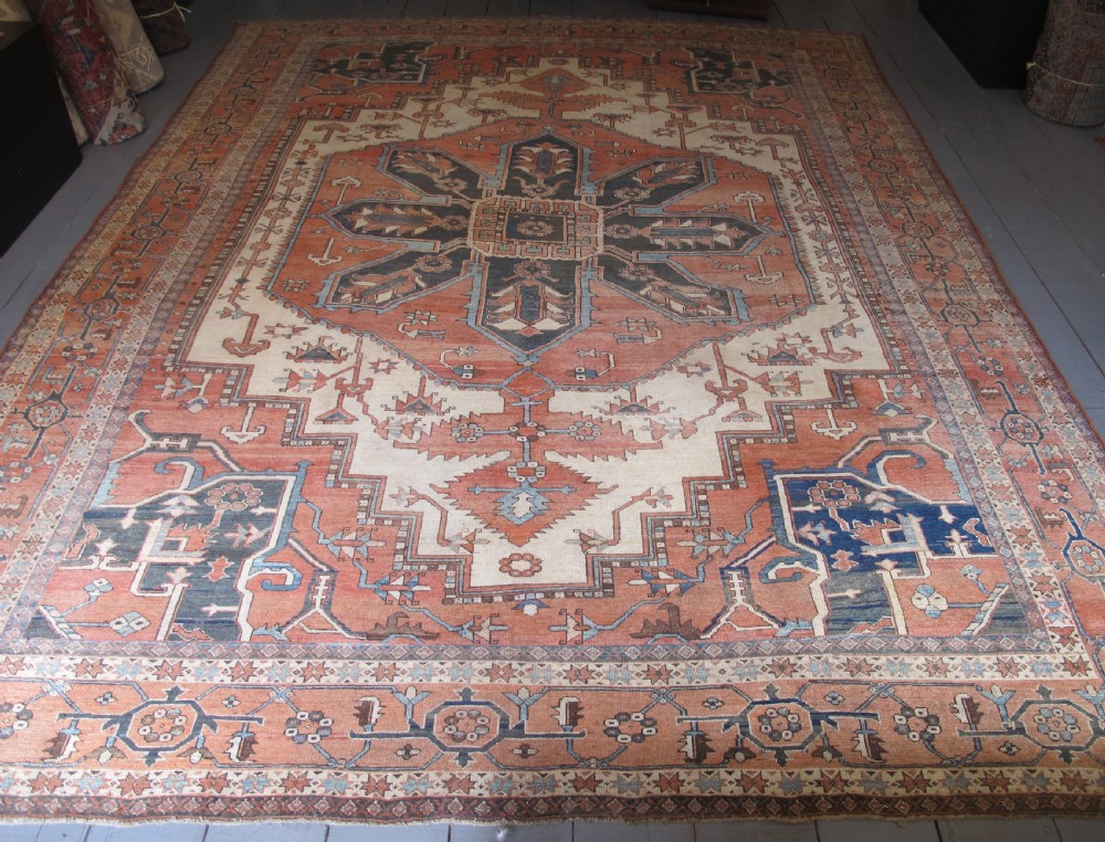 Magnificent Serapi Carpet, North-West Persia, Circa 1880, 4.70m x 3.52m