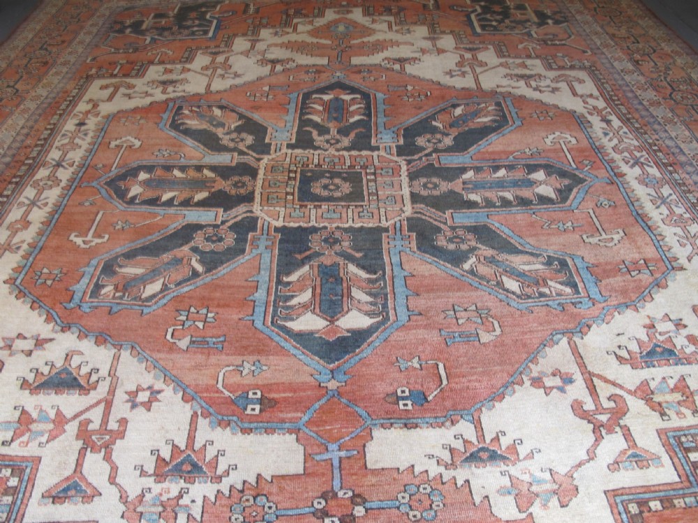 Magnificent Serapi Carpet, North-West Persia, Circa 1880, 4.70m x 3.52m View III