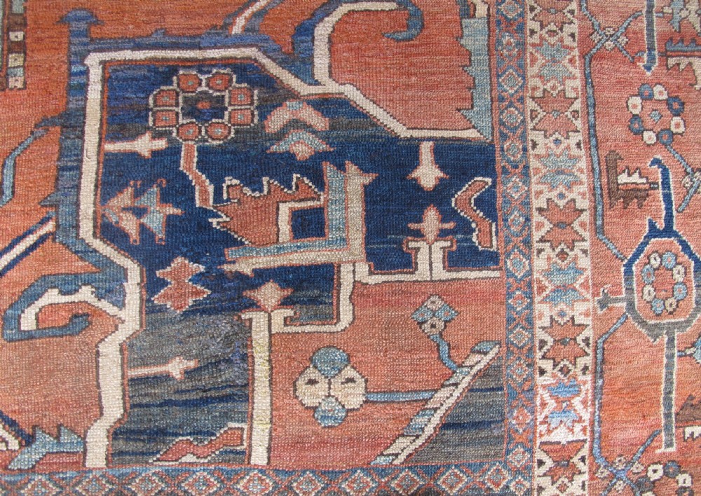 Magnificent Serapi Carpet, North-West Persia, Circa 1880, 4.70m x 3.52m View V