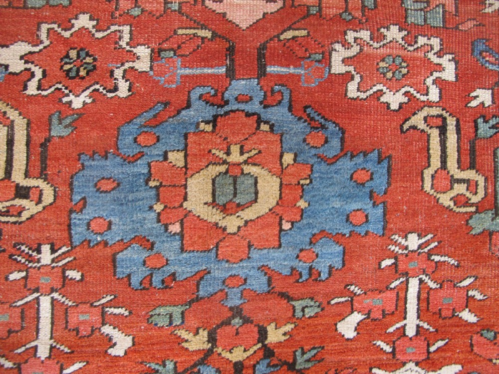 Exceptional Heriz Carpet, North-West Persia, Circa 1880, 3.71m x 2.85m View IV