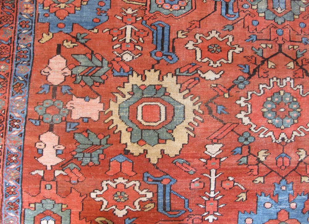 Exceptional Heriz Carpet, North-West Persia, Circa 1880, 3.71m x 2.85m View VI