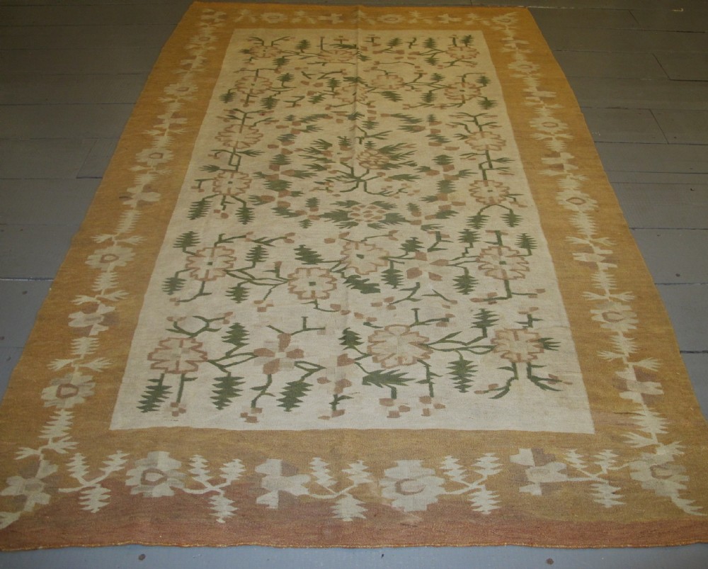 Ukrainian Wool Kilim, Circa 1890, 2.67m x 1.67m View VII