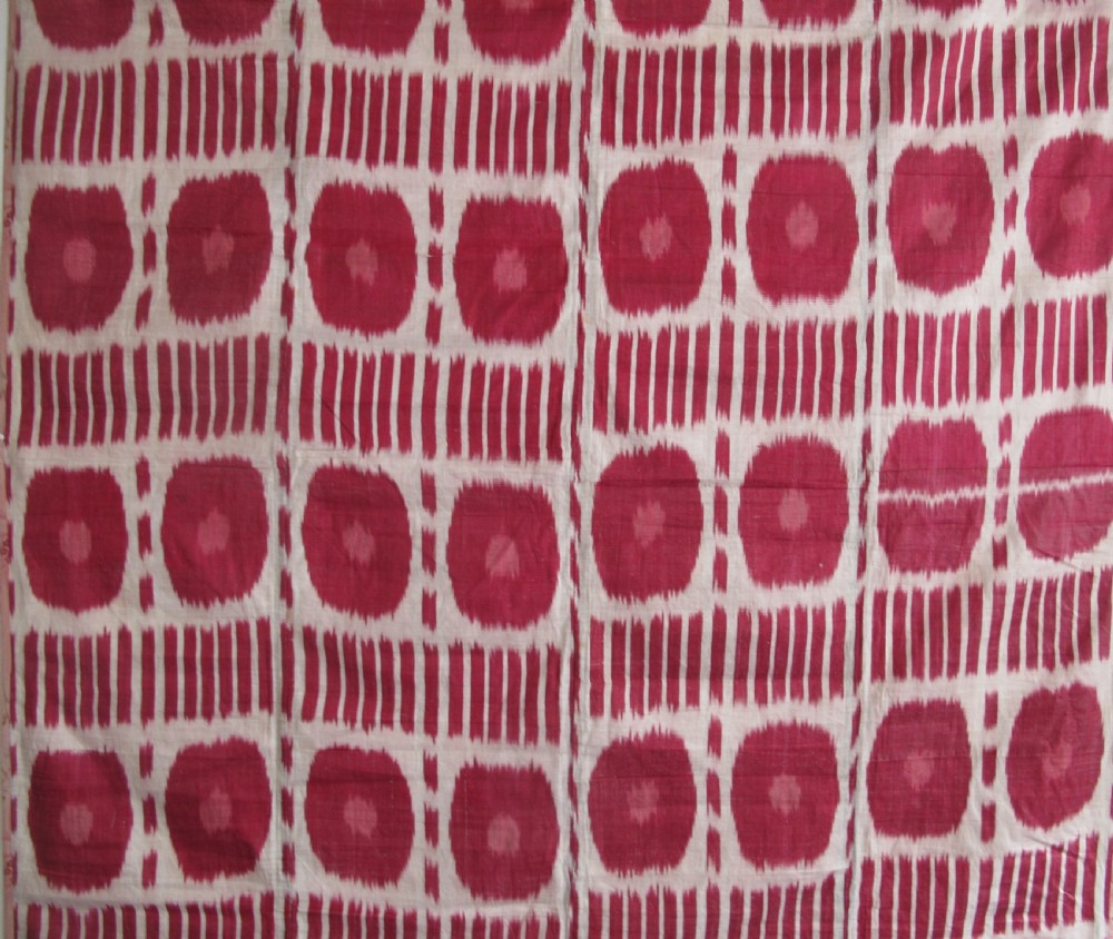 Silk Ikat Panel, Uzbekistan, Circa 1890, 2.36m x 1.57m View II