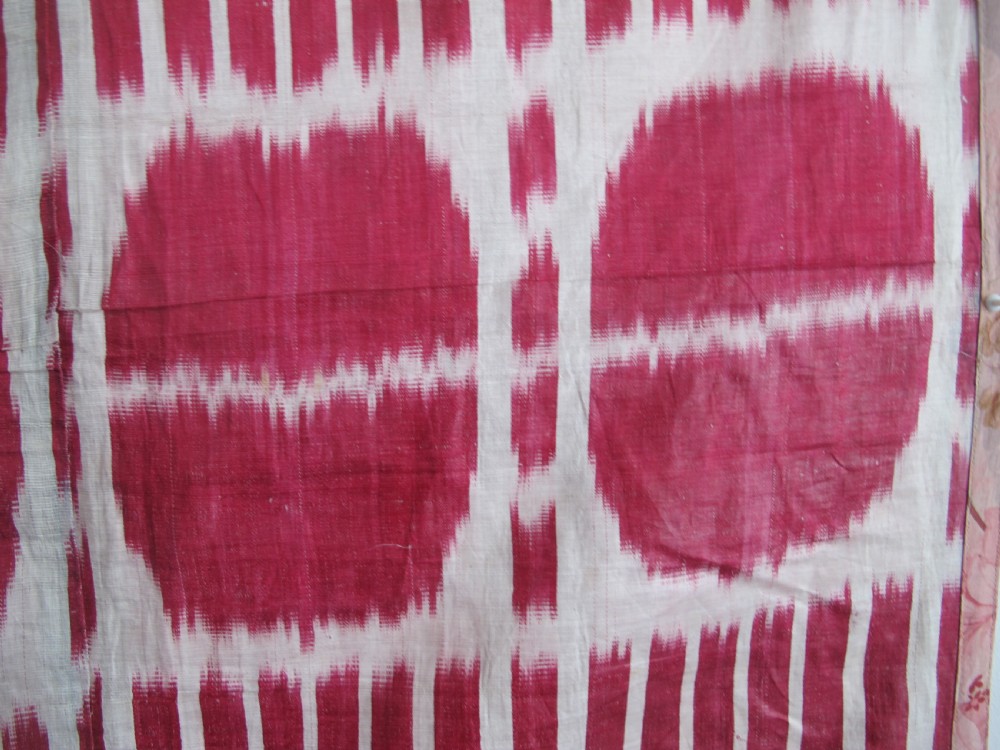 Silk Ikat Panel, Uzbekistan, Circa 1890, 2.36m x 1.57m View VI