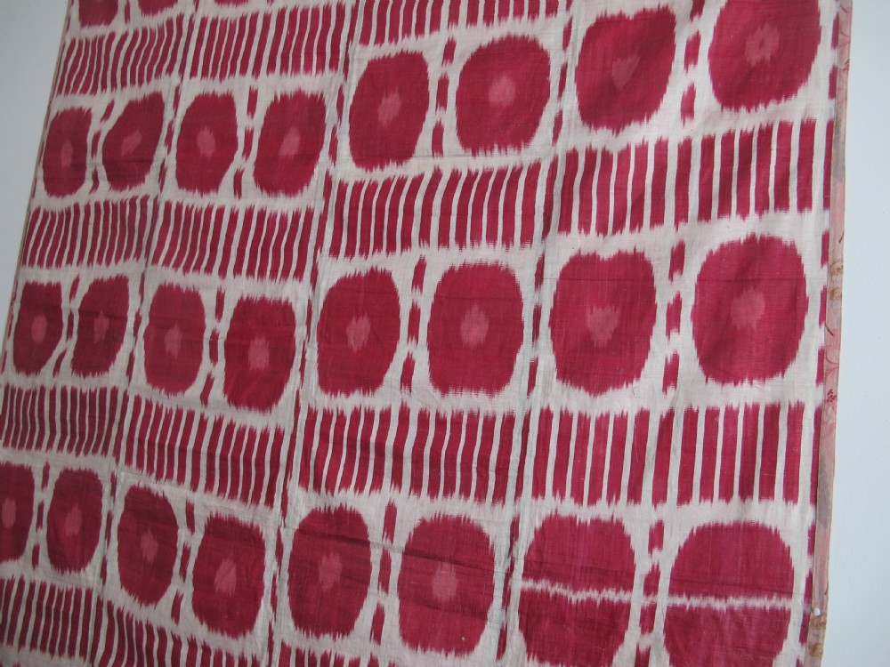 Silk Ikat Panel, Uzbekistan, Circa 1890, 2.36m x 1.57m View VII