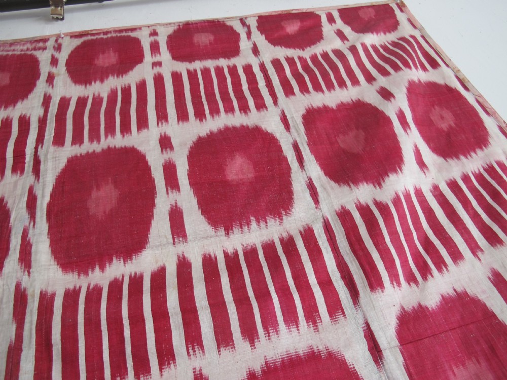 Silk Ikat Panel, Uzbekistan, Circa 1890, 2.36m x 1.57m View IX