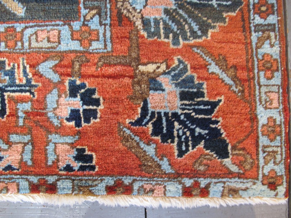 Light-Blue North-West Persian Carpet, Circa 1890, 3.63m x 2.50m View IX