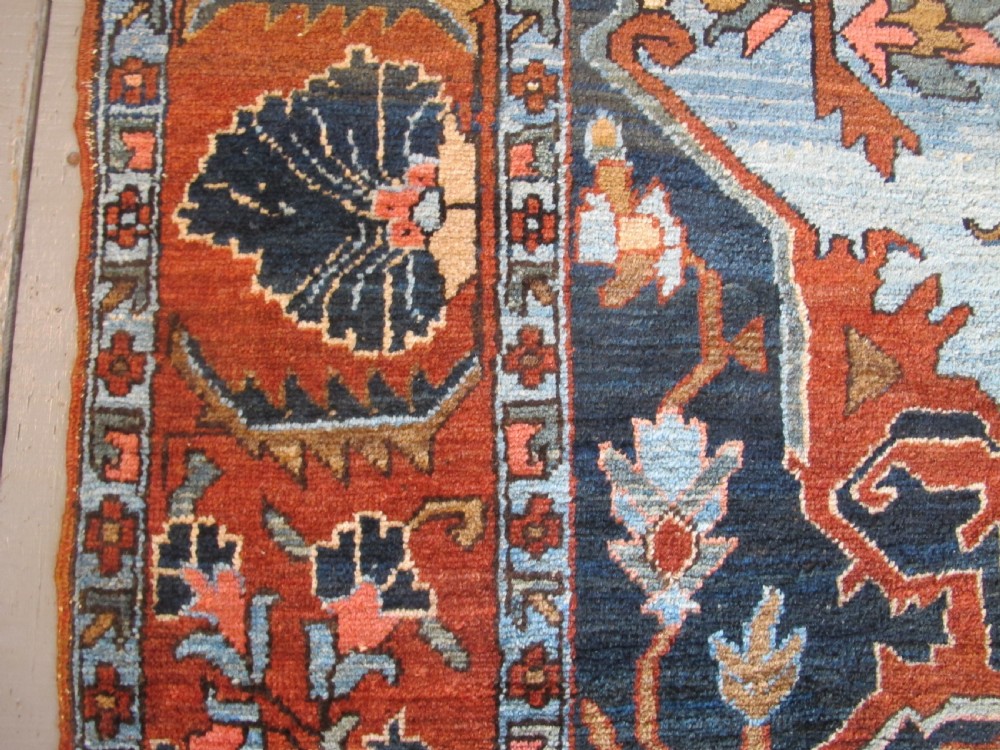 Light-Blue North-West Persian Carpet, Circa 1890, 3.63m x 2.50m View X