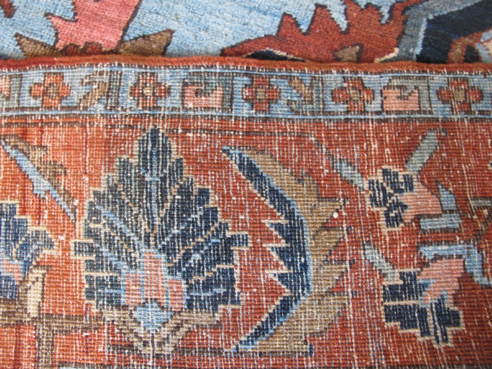 Light-Blue North-West Persian Carpet, Circa 1890, 3.63m x 2.50m View XI
