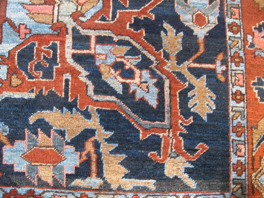 Light-Blue North-West Persian Carpet, Circa 1890, 3.63m x 2.50m View XVII