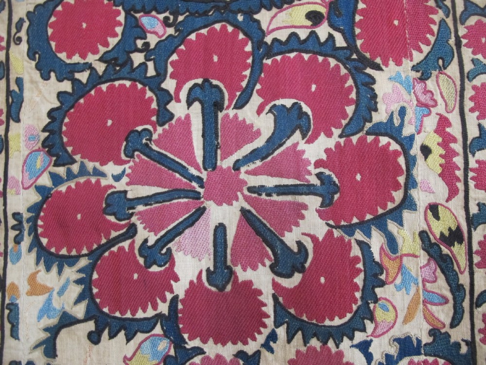 Tashkent Suzani, Uzbekistan 1830-1850, 1.85m x 0.93m View V