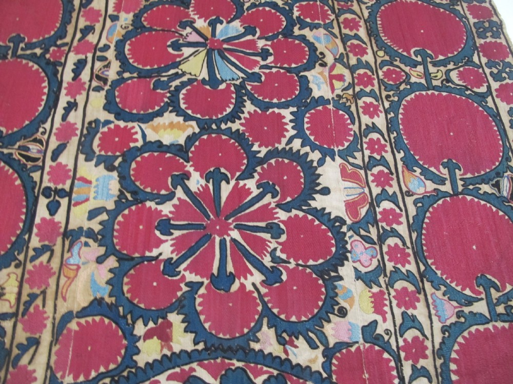 Tashkent Suzani, Uzbekistan 1830-1850, 1.85m x 0.93m View VII