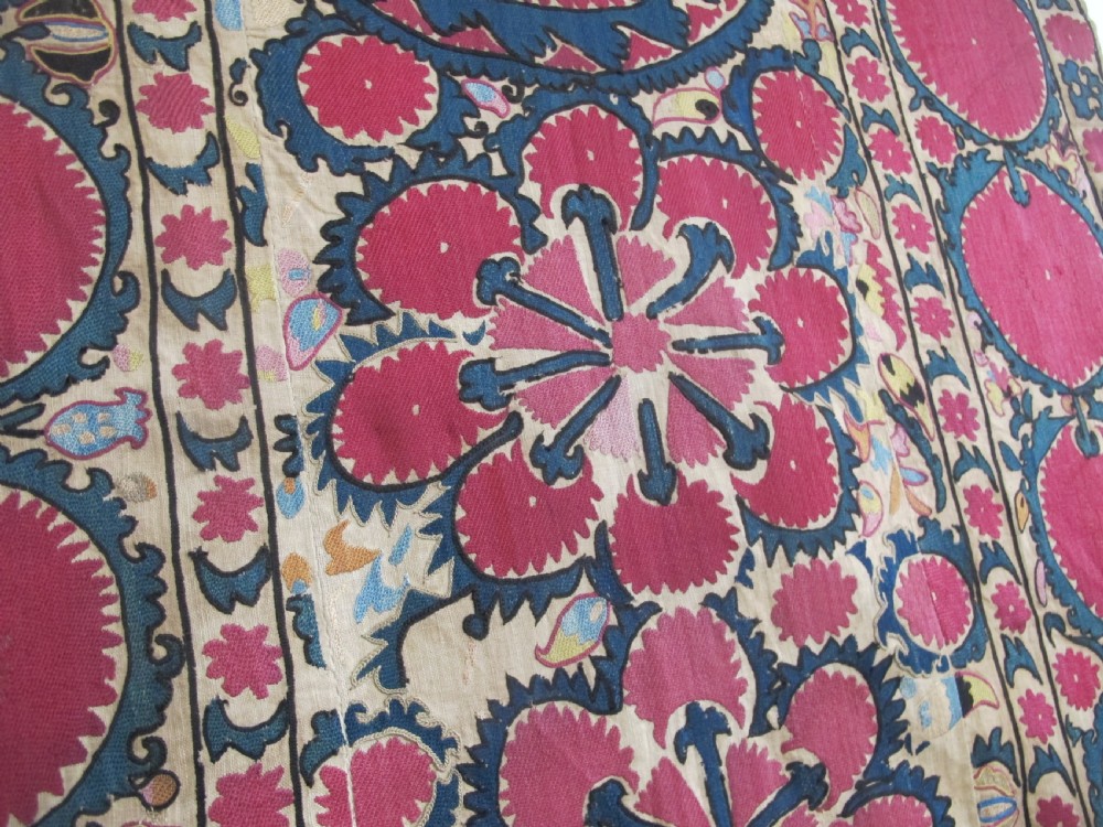 Tashkent Suzani, Uzbekistan 1830-1850, 1.85m x 0.93m View XI
