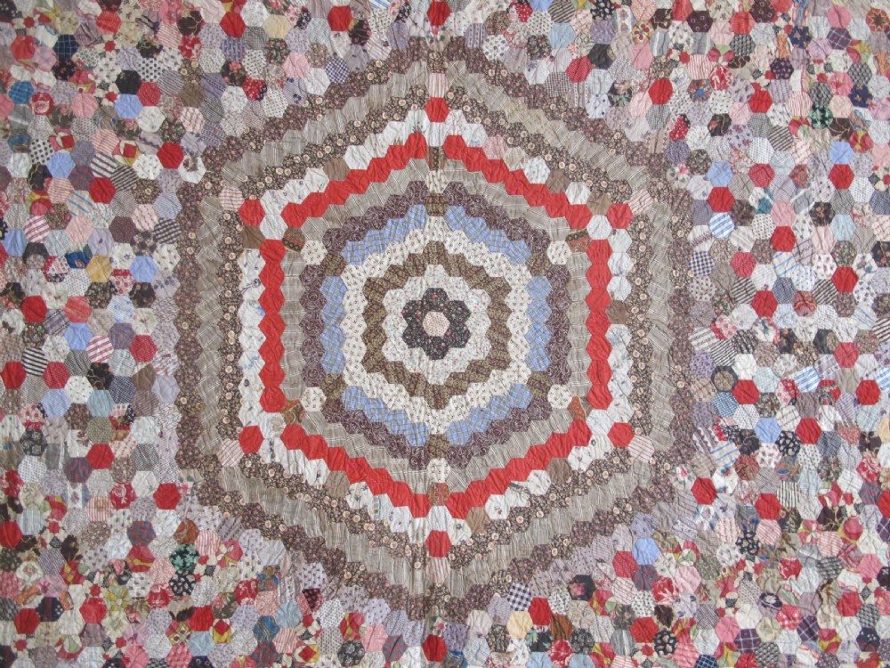 Patchwork Quilt Cover, England, Circa 1870, 2.07m x 2.40m View III