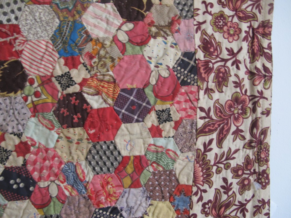 Patchwork Quilt Cover, England, Circa 1870, 2.07m x 2.40m View VI