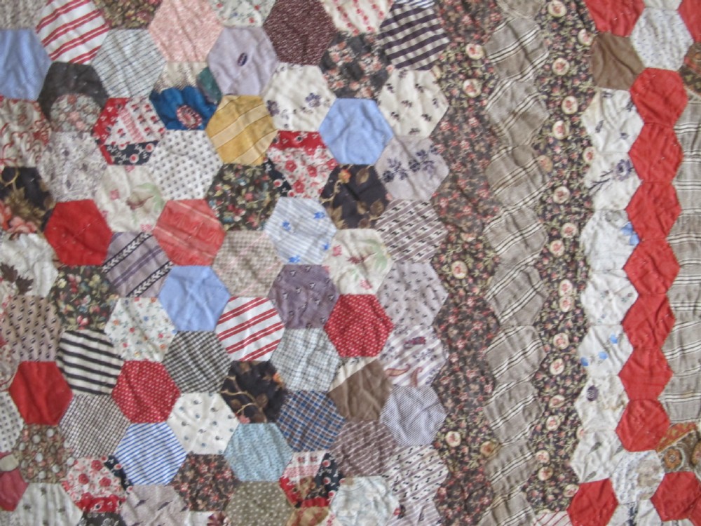 Patchwork Quilt Cover, England, Circa 1870, 2.07m x 2.40m View IX