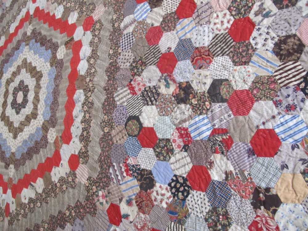 Patchwork Quilt Cover, England, Circa 1870, 2.07m x 2.40m View XI