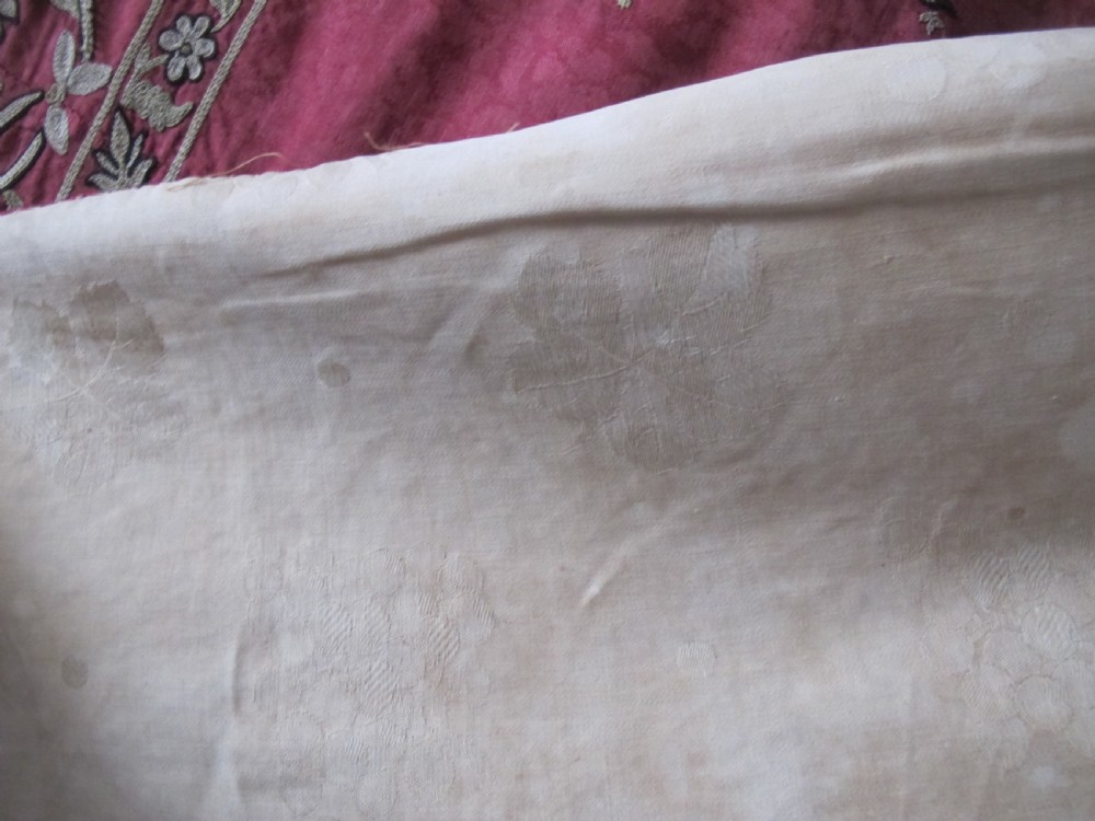 Fine Indian Silk Embroidery, Circa 1870, 99cm x 75cm View X