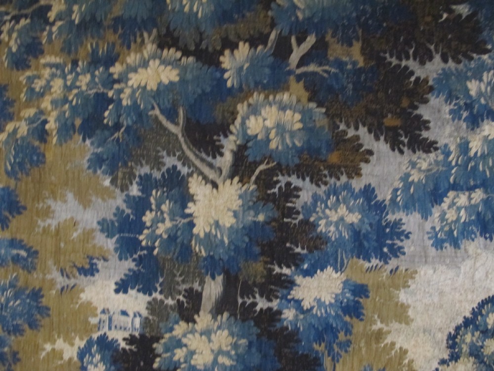 Flemish Wool and Silk Verdure Tapestry, 2.66m x 2.97m View VII