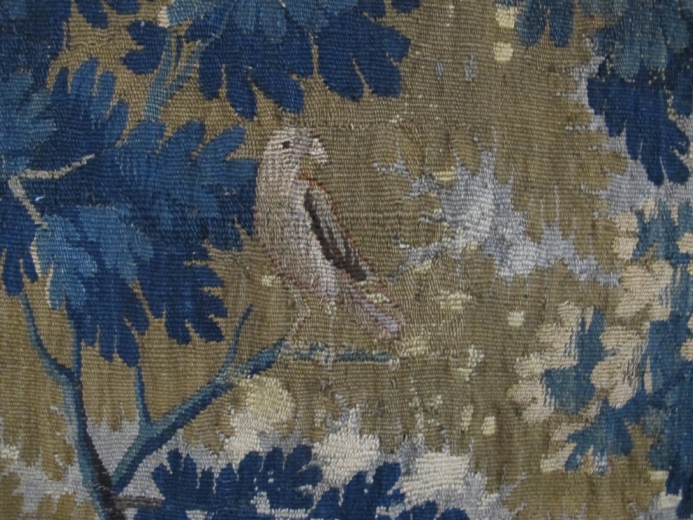 Flemish Wool and Silk Verdure Tapestry, 2.66m x 2.97m View XII