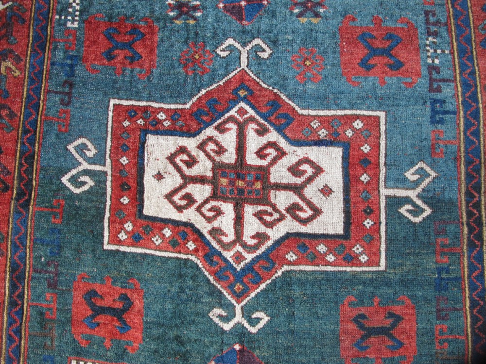 Exceptional Caucasian Rug, Circa 1870, 2.08m x 1.40m View VIII