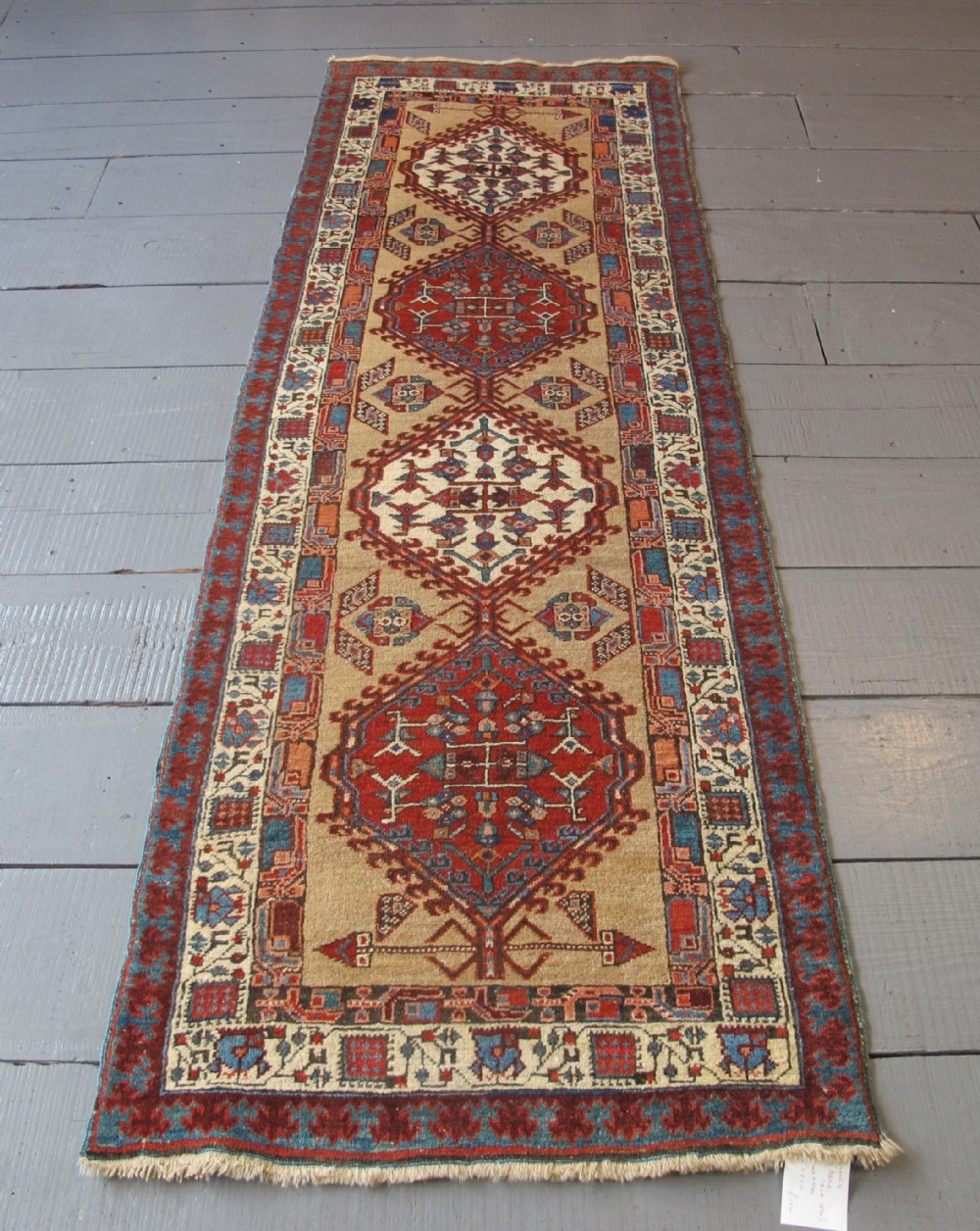 Short and Narrow North-West Persian Runner, Circa 1880, 2.53m x 0.82m