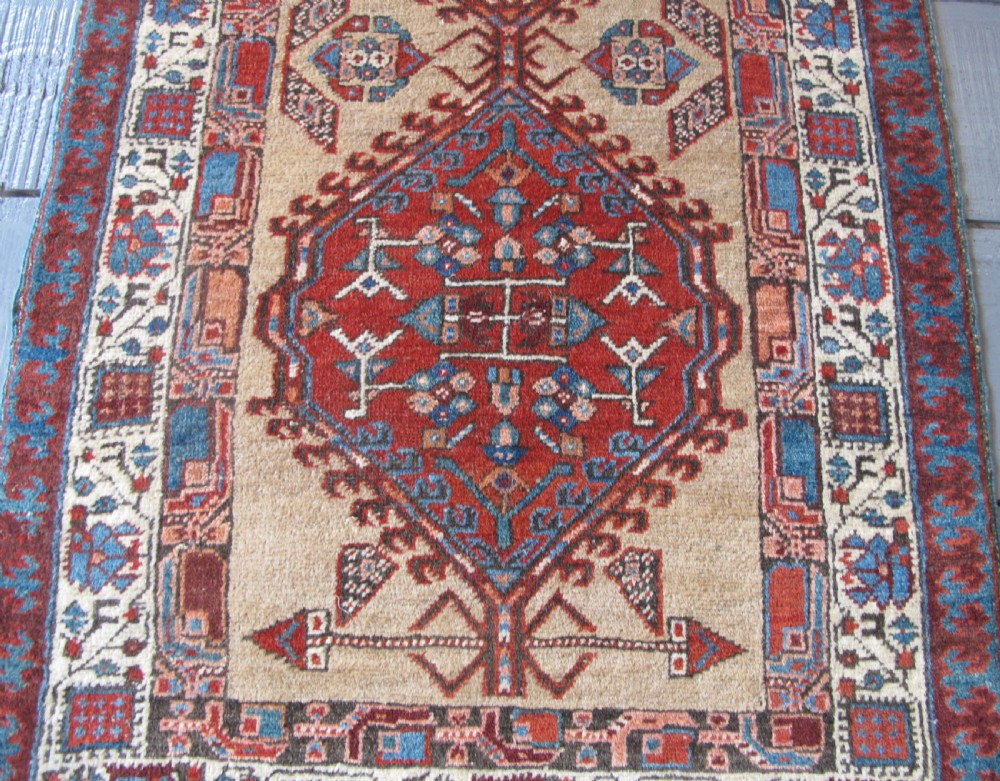 Short and Narrow North-West Persian Runner, Circa 1880, 2.53m x 0.82m View III