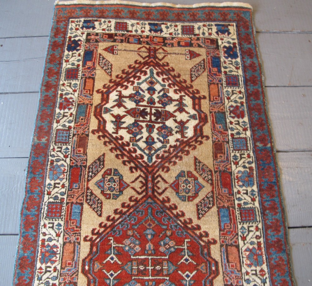 Short and Narrow North-West Persian Runner, Circa 1880, 2.53m x 0.82m View V