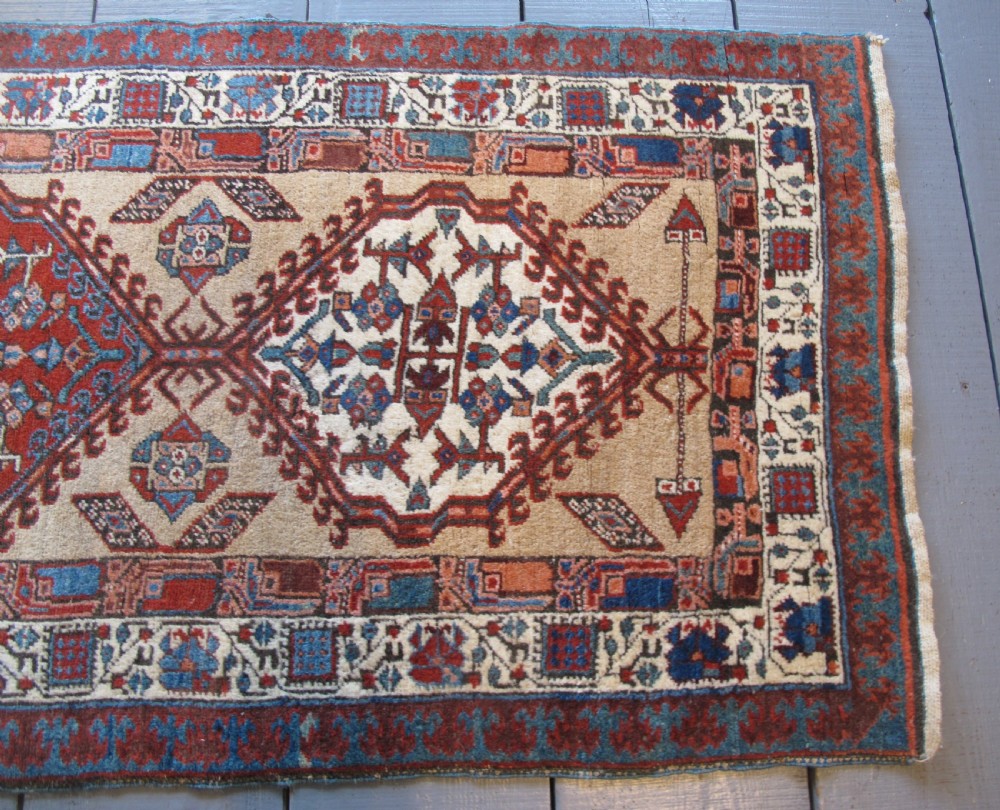 Short and Narrow North-West Persian Runner, Circa 1880, 2.53m x 0.82m View VIII