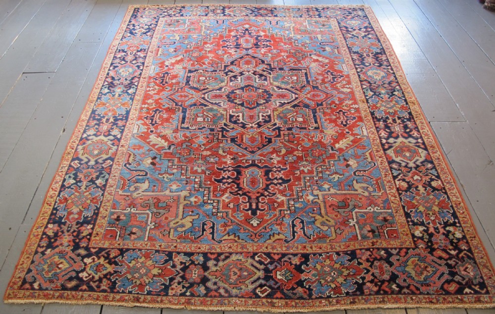 Small Heriz Carpet, North-West Persia, Circa 1890, 2.83m x 2.14m 