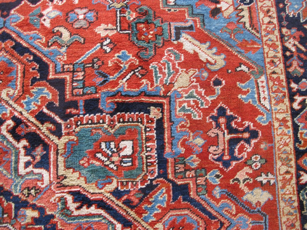 Small Heriz Carpet, North-West Persia, Circa 1890, 2.83m x 2.14m  View X