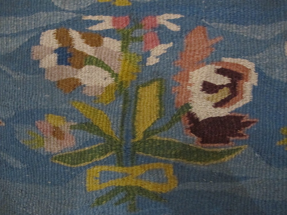 Rare Ukrainian Folk Tapestry, 2nd Half of 19th Century, 2.45m x 1.76m View III