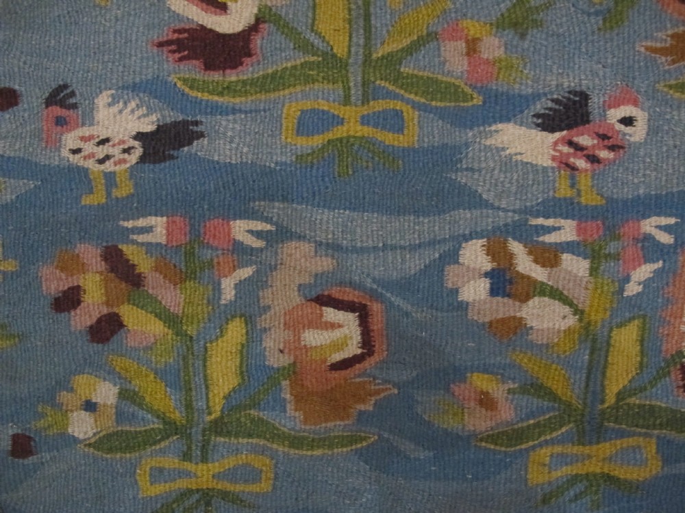 Rare Ukrainian Folk Tapestry, 2nd Half of 19th Century, 2.45m x 1.76m View IV