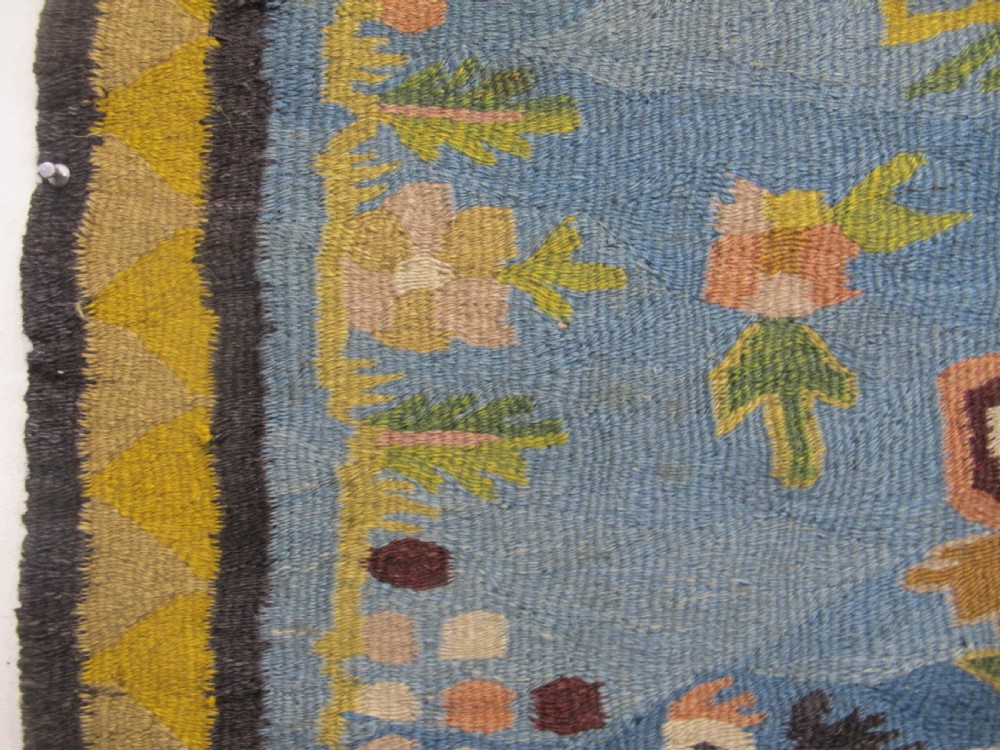 Rare Ukrainian Folk Tapestry, 2nd Half of 19th Century, 2.45m x 1.76m View VII