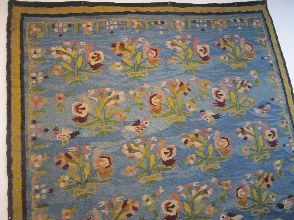 Rare Ukrainian Folk Tapestry, 2nd Half of 19th Century, 2.45m x 1.76m View XI