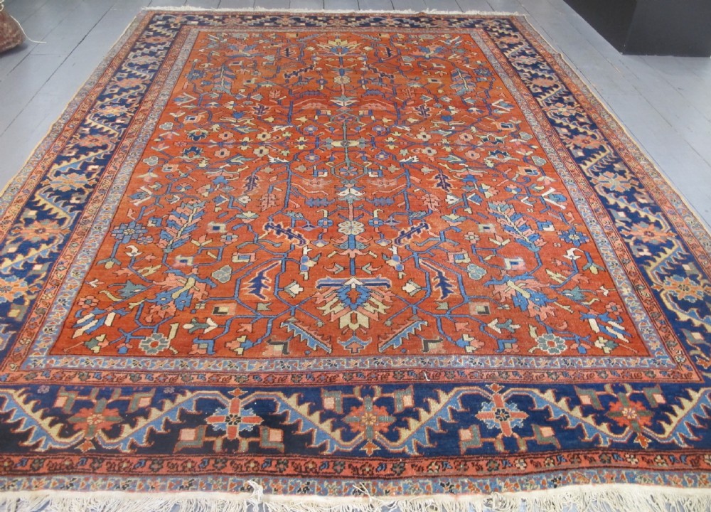 Fine Heriz Carpet, North-West Persia, Circa 1890, 3.54m x 2.77m