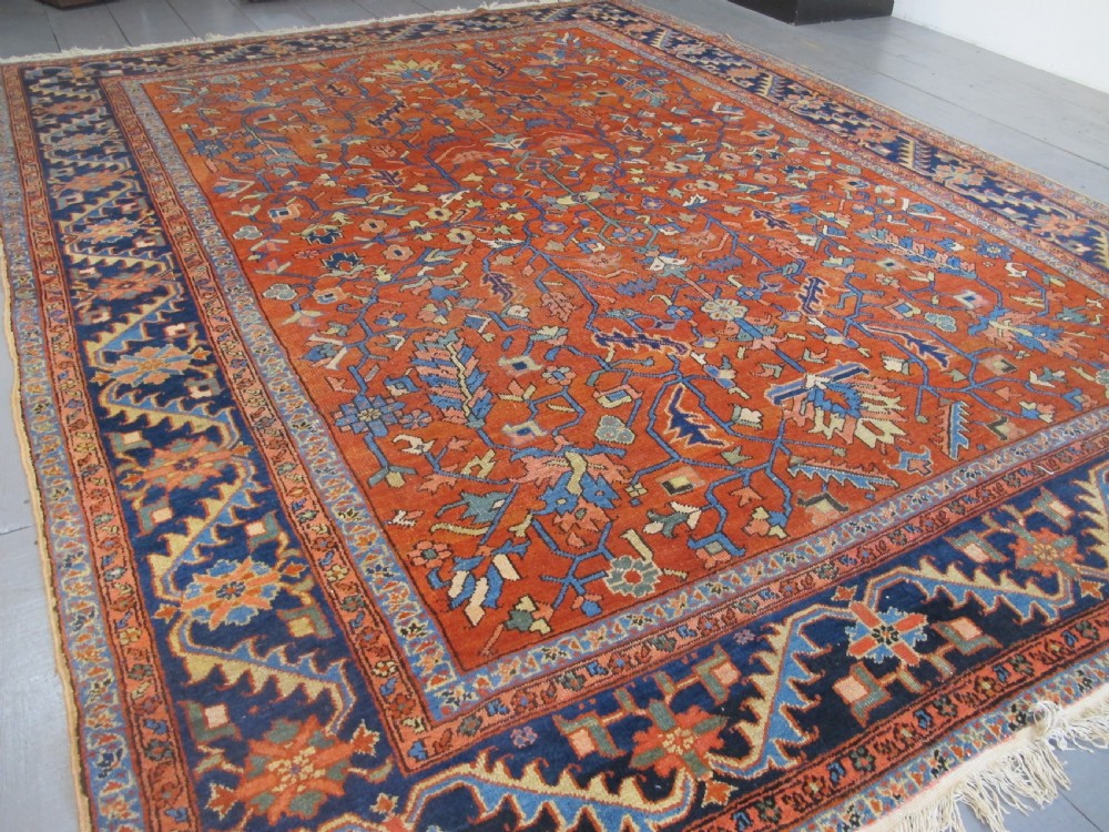 Fine Heriz Carpet, North-West Persia, Circa 1890, 3.54m x 2.77m View II