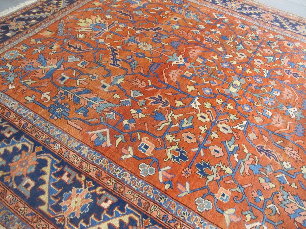 Fine Heriz Carpet, North-West Persia, Circa 1890, 3.54m x 2.77m View IX