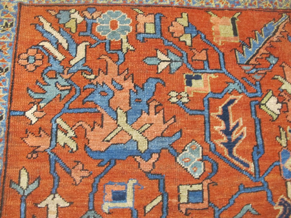 Fine Heriz Carpet, North-West Persia, Circa 1890, 3.54m x 2.77m View X