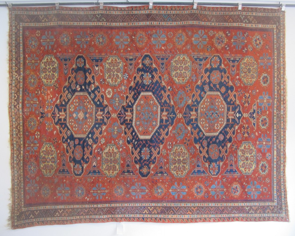 19th Century Caucasian Soumac Carpet 2.95m x 1.95m