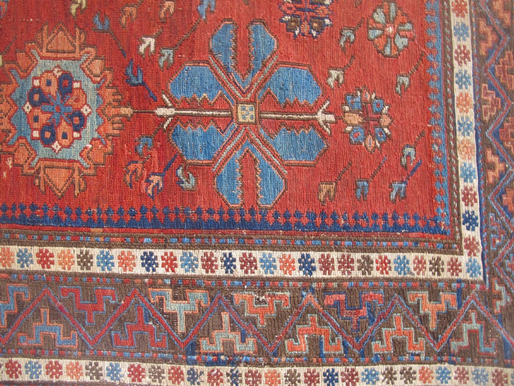 19th Century Caucasian Soumac Carpet 2.95m x 1.95m View X