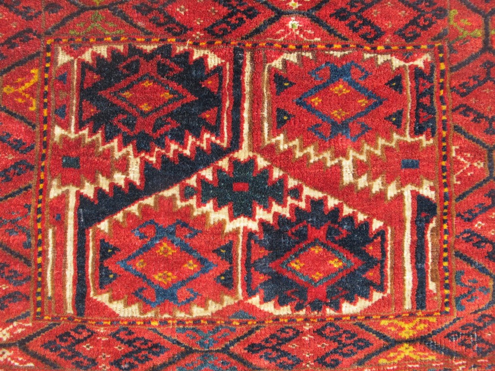 Antique Tribal Saddle Bag, Central Asia, Circa 1890, 45cm x 55cm View II