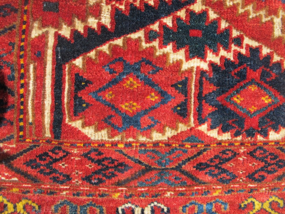 Antique Tribal Saddle Bag, Central Asia, Circa 1890, 45cm x 55cm View IV