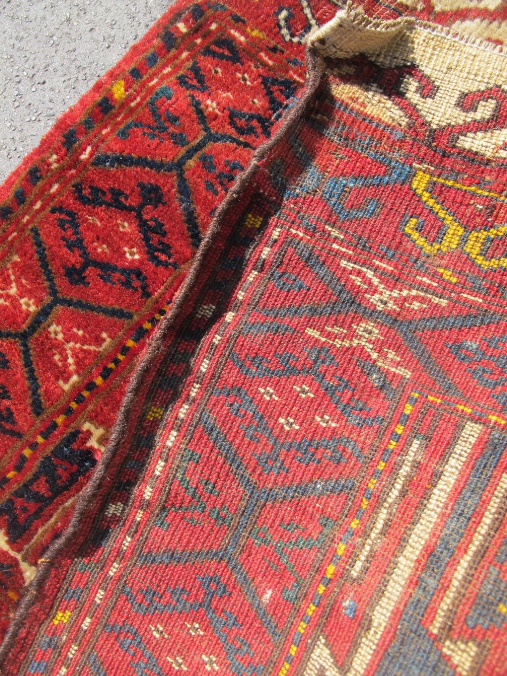 Antique Tribal Saddle Bag, Central Asia, Circa 1890, 45cm x 55cm View X