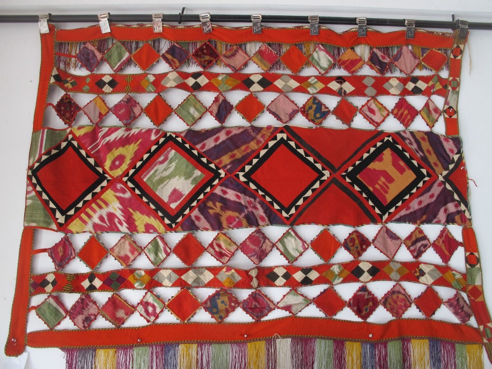 Rare Horse Cover, Uzbekistan, Circa 1890, 1.04m x 1.54m.