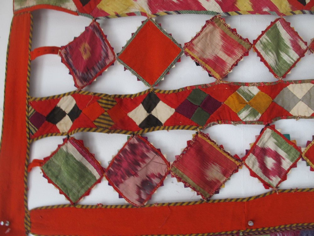 Rare Horse Cover, Uzbekistan, Circa 1890, 1.04m x 1.54m. View II