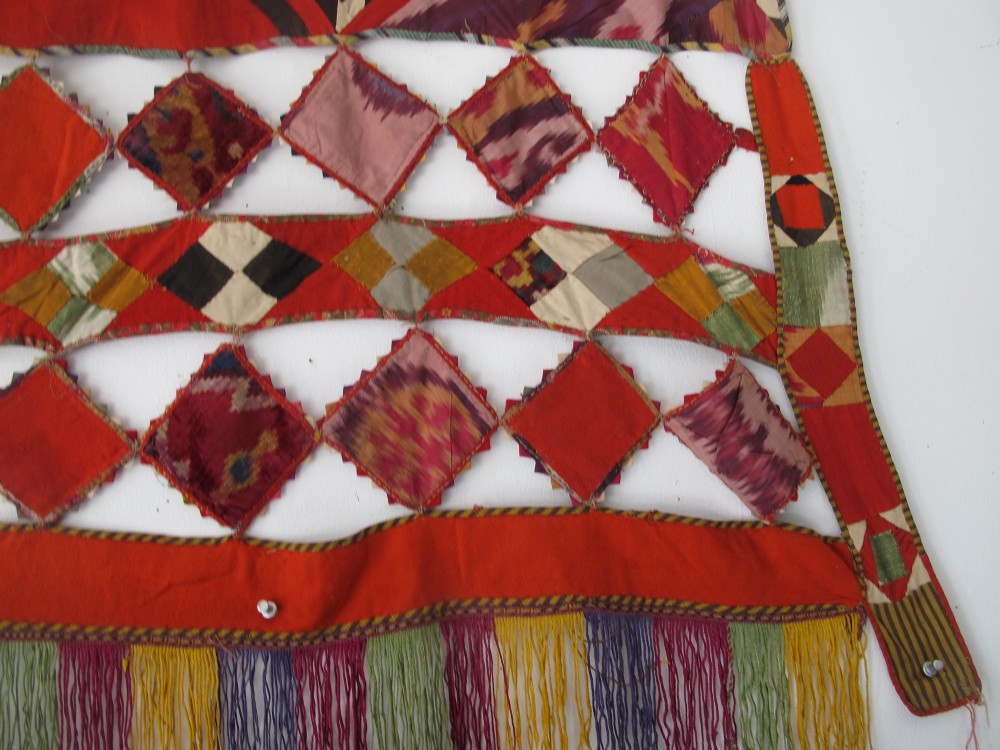 Rare Horse Cover, Uzbekistan, Circa 1890, 1.04m x 1.54m. View IV