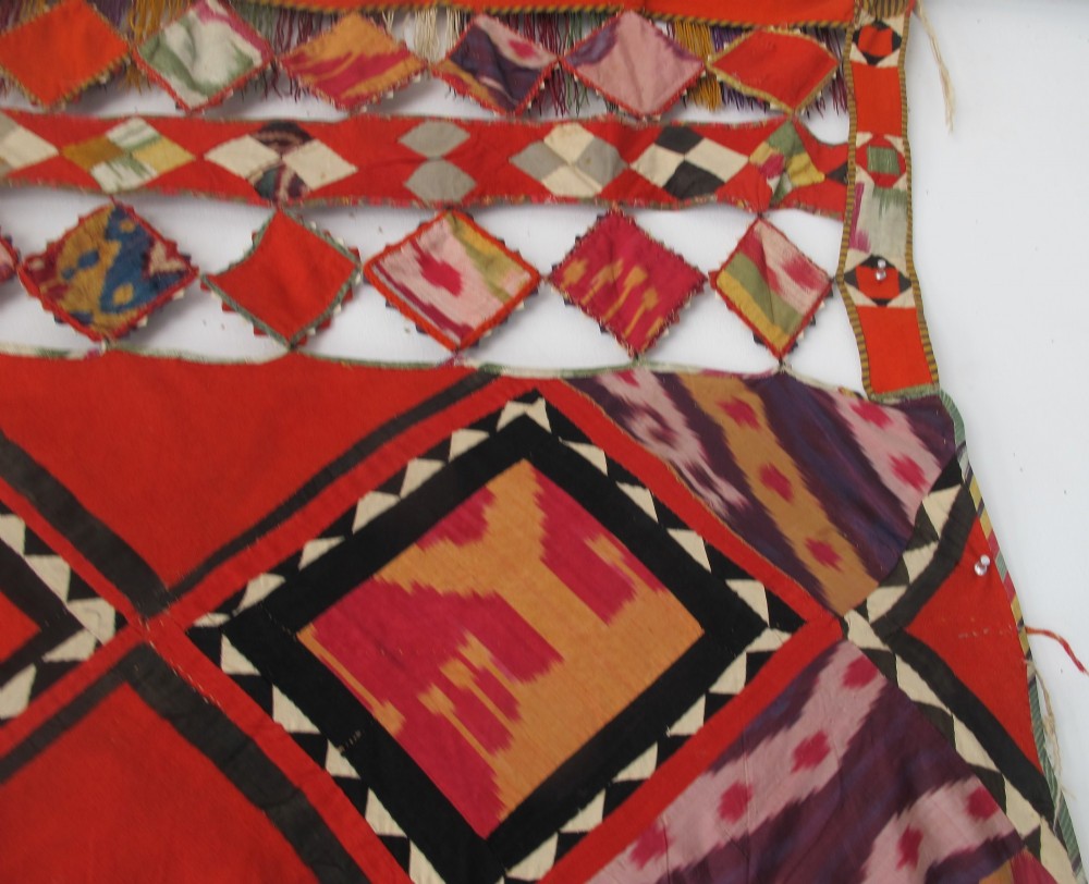 Rare Horse Cover, Uzbekistan, Circa 1890, 1.04m x 1.54m. View X